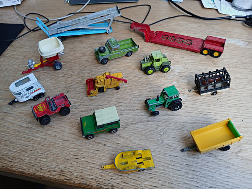 Vintage diecast farm - vintage, lot