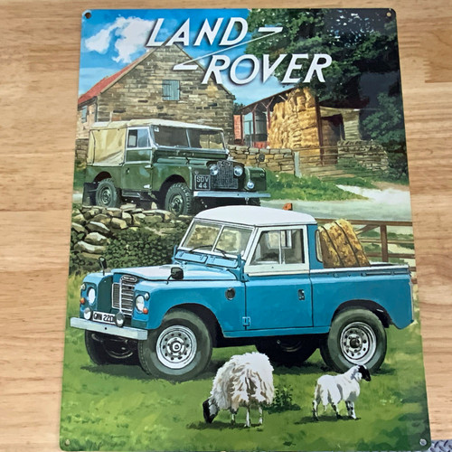Land rover retro metal - retro,
