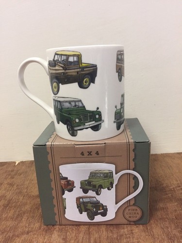Vintage land rover mug - land, gift
