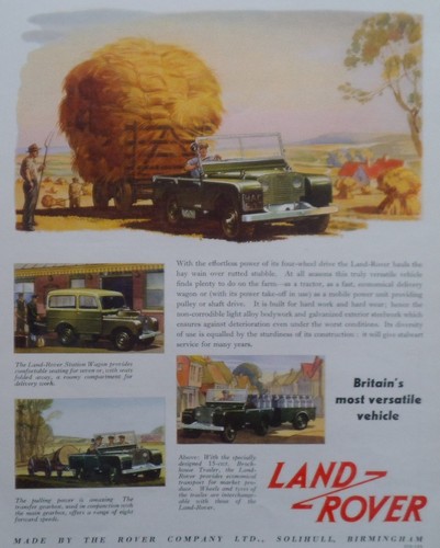 Land rover series vintage - rover, 1