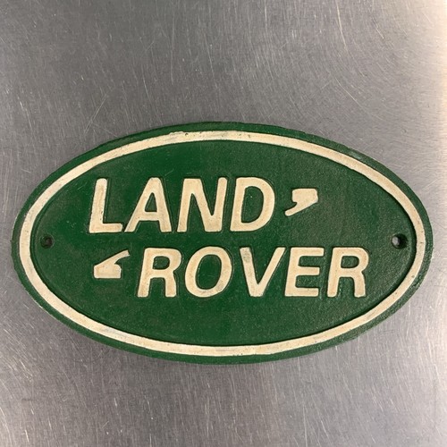 Vintage land rover logo - land, cast