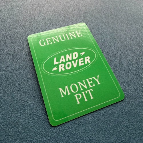 Genuine land rover money - genuine,