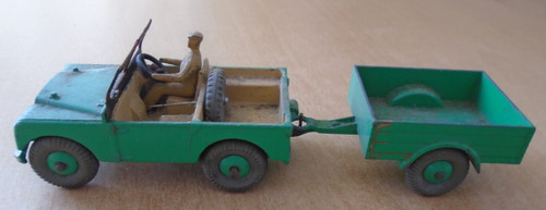 Dinky land rover 340 - dinky, trailer