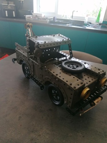Vintage meccano land rover tow - vintage,