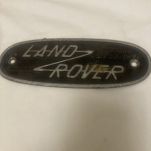 Vintage land rover series - land, oval