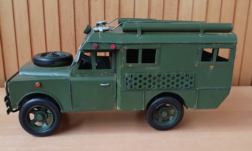 Vintage tin plated army land - vintage,