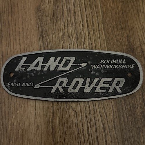 Vintage land rover series - series, oval